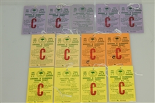 1988 PGA Championship at Oak Tree Tickets Set - Jeff Sluman Winner