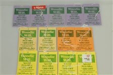 1988 PGA Championship at Oak Tree Tickets Set - Jeff Sluman Winner