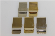 PGA Championship Money Clips / Badges - 1980, 1981, 1983, 1985 & 1986