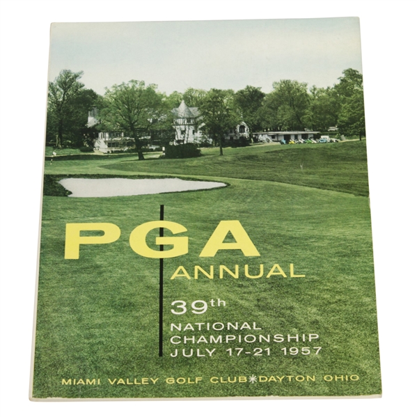 1957 PGA Championship at Miami Valley Program - Winner Lionel Hebert