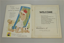 Dow Finsterwald Signed 1958 PGA Championship at Llanerch CC Program JSA ALOA