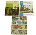 PGA Championship Programs - 1960, 1961 & 1962 - Hebert, Barber & Player Victories