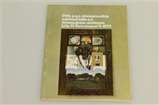PGA Championship Programs - 1971, 1972 & 1973 - (2) Nicklaus & Player Victories