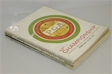 PGA Championship Programs - 1971, 1972 & 1973 - (2) Nicklaus & Player Victories