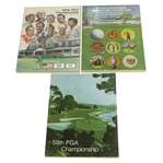 PGA Championship Programs - 1977, 1978 & 1979 - Wadkins, Mahaffey & Graham Victories