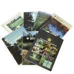 PGA Championship Programs - 1980, 1984, 1985, 1986, 1987 & 1988 - Nicklaus, Trevino Wins Among Others