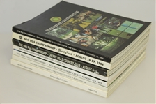 PGA Championship Programs - 1980, 1984, 1985, 1986, 1987 & 1988 - Nicklaus, Trevino Wins Among Others