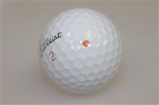 Rickie Fowler Signed Personal Titleist Golf Ball JSA ALOA