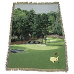 Augusta National Golf Club Afghan / Blanket - Featuring Hogan Bridge
