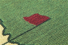 Augusta National Golf Club Afghan / Blanket - Featuring Hogan Bridge