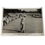 Ben Hogan Signed 1950 US Open Famous 1 - Iron Shot Oversize Poster JSA ALOA