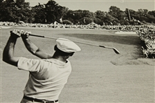 Ben Hogan Signed 1950 US Open Famous 1 - Iron Shot Oversize Poster JSA ALOA