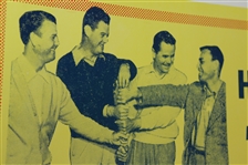 'Follow The Sun' Movie Poster Featuring Mr. & Mrs. Ben Hogan - Produced By Original 20th Century Fox Printing Block