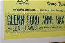 'Follow The Sun' Movie Poster Featuring Mr. & Mrs. Ben Hogan - Produced By Original 20th Century Fox Printing Block