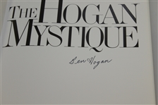 Ben Hogan Signed 'The Hogan Mystique' Oversize Book JSA ALOA