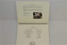 Byron Nelson Signed Calendar - Celebrating the USGA Museum & Library in 1991 JSA ALOA