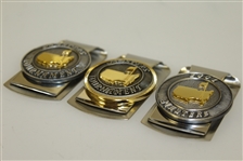 Masters Tournament Money Clips / Badges - 2 Undated & 2001