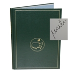 Mike Weir Signed 2003 Masters Tournament Annual Book JSA ALOA