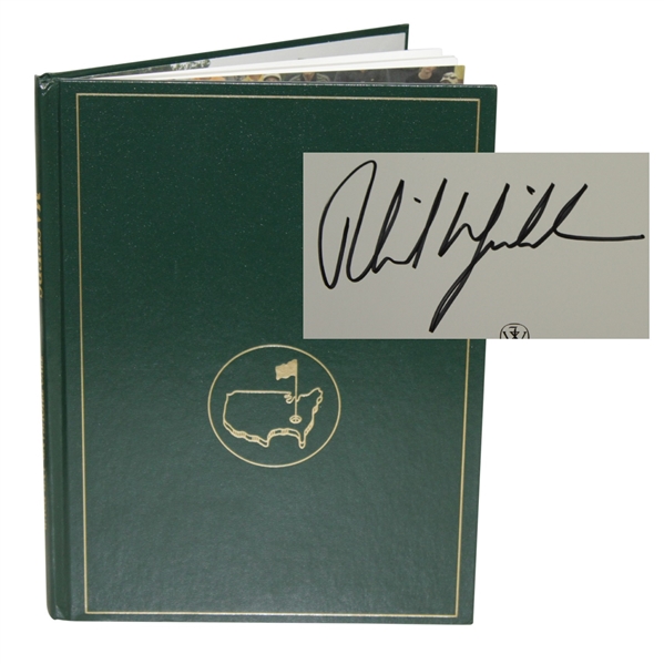 Phil Mickelson Signed 2004 Masters Tournament Annual Book JSA ALOA