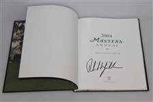 Phil Mickelson Signed 2004 Masters Tournament Annual Book JSA ALOA