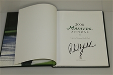 Phil Mickelson Signed 2006 Masters Tournament Annual Book JSA ALOA