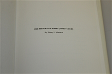 'The History Of Bobby Jones' Clubs' By Sidney L. Matthew Hardcover Book