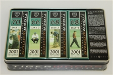 Tiger Woods Nike 'Tiger Slam' Balls in Tin Collector's Boxes - Set of 4