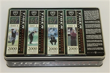 Tiger Woods Nike 'Tiger Slam' Balls in Tin Collector's Boxes - Set of 4
