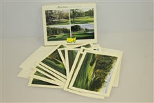 Masters Tournament Sets of Golf Balls - 2005, Undated & Notecards Featuring Augusta National Holes