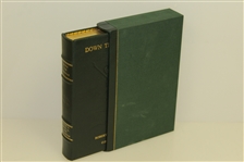 Jack Nicklaus Signed Down The Fairway By OB Keeler & Bobby Jones - Print of 300 w/ Leather Slip Case