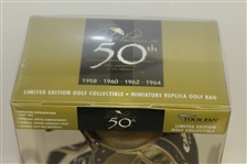 Arnold Palmer's 50th Masters Appearance Lt Ed Commemorative Callaway Mini Golf Bag - April 2004