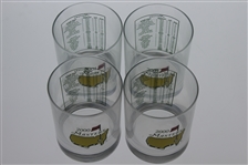 Set of Four Masters Tumbler Glasses In Original Boxes - Two of Each 2000 & 2001