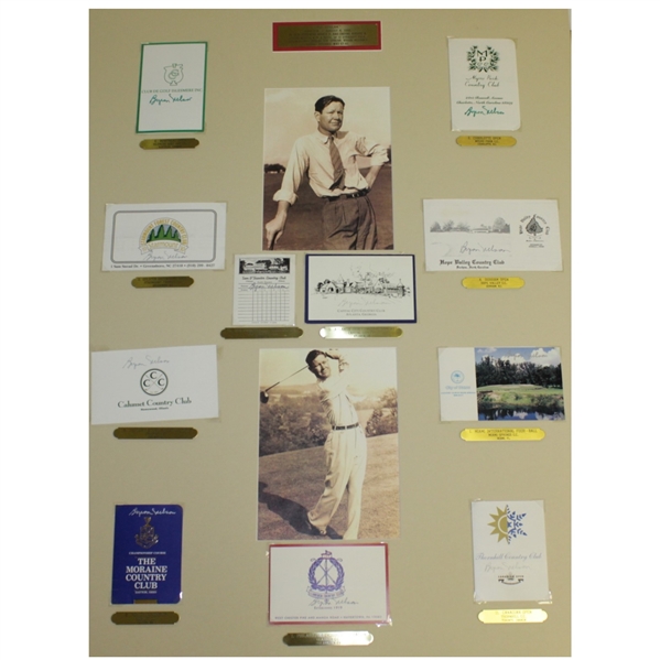 Byron Nelson Signed Course Scorecard Presentation - Each Victory During Historic 1945  11 In a Row Represented JSA ALOA