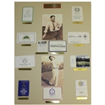 Byron Nelson Signed Course Scorecard Presentation - Each Victory During Historic 1945  11 In a Row Represented JSA ALOA