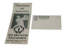Tribute to Bobby Jones Inaugural 1976 Memorial Tournament Scorecard, Pairing Sheet & Correspondence 