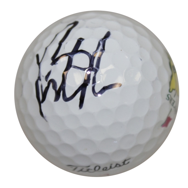 Patrick Reed Signed Titleist Masters Logo Ball - JSA #V71594