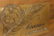Jock Hutchison's Personal 1920 PGA Championship Plaque - Presented By The PGA As Its Third Winner