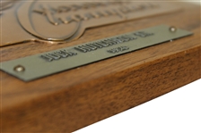 Jock Hutchison's Personal 1920 PGA Championship Plaque - Presented By The PGA As Its Third Winner