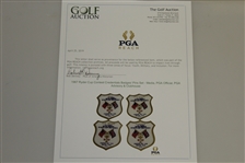 1967 Ryder Cup Contest Credentials Badges/ Pins Set - Media, PGA Official, PGA Advisory & Clubhouse
