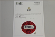 1951 Ryder Cup Referee Badge - Pinehurst Country Club