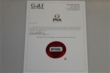 1955 Ryder Cup Official Badge - Thunderbird Golf & Country Club