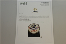 1986 PGA Cup Contestant Bullion Blazer Crest/Badge