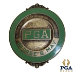 George S. Mays PGA Badge/Credentials - Golfs Broadcasting Pioneer & Tam OShanter Club Owner