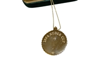 2006 Ryder Cup at The K Club 14k Gold Necklace w/ Emerald Green Accents - In Original Box