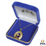 2002 Ryder Cup at The Belfry 10kt Gold Necklace- In Original Box