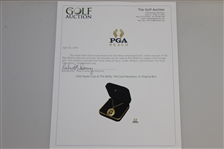 2002 Ryder Cup at The Belfry 14kt Gold Necklace- In Original Box