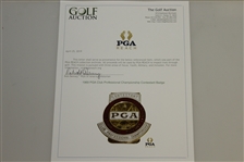 1969 PGA Club Professional Championship Contestant Badge