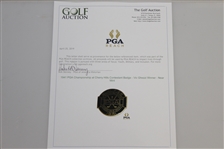 1941 PGA Championship at Cherry Hills Contestant Badge - Vic Ghezzi Winner - Near Mint