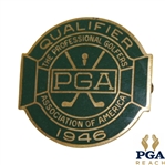 1946 PGA Championship at Portland C.C. Contestant Badge - Ben Hogan First Major Win - Very Good Condition
