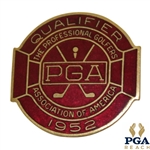 1952 PGA Championship at Big Spring CC Contestant Badge - Jim Turnesa Winner - Very Good Condition